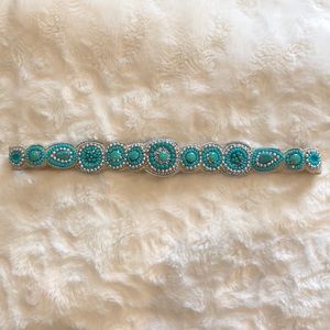 Torquoise Beaded Belt